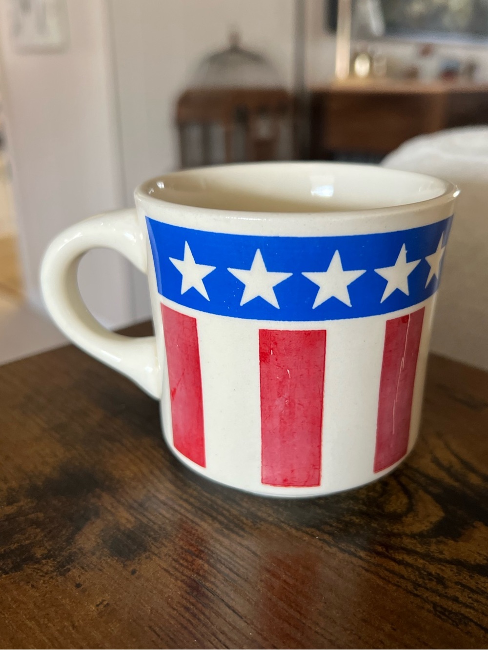 "Sambo's Has It" Vintage Patriotic Diner Mug
